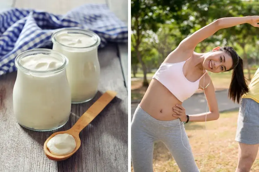 Kết hợp luyện tập thể dục thể thao để nhanh chóng lấy lại vóc dáng mong muốn.