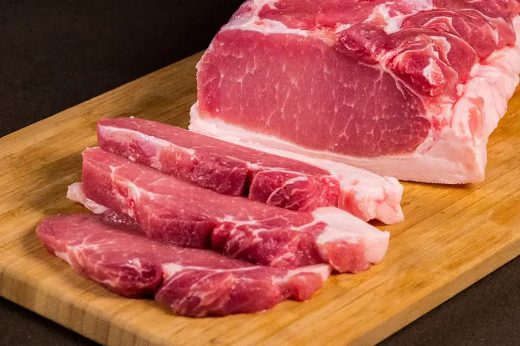 Thịt lợn làm chả cốm