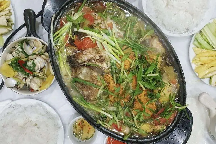 Cá rô om dưa là sự lựa chọn tuyệt vời cho bữa ăn sum họp.