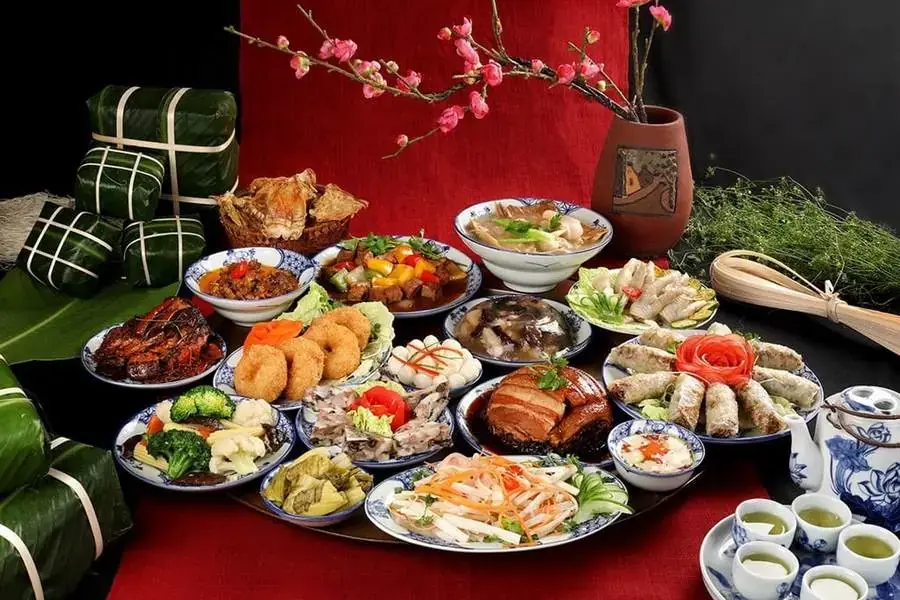 Mâm cúng giao thừa ở miền Nam