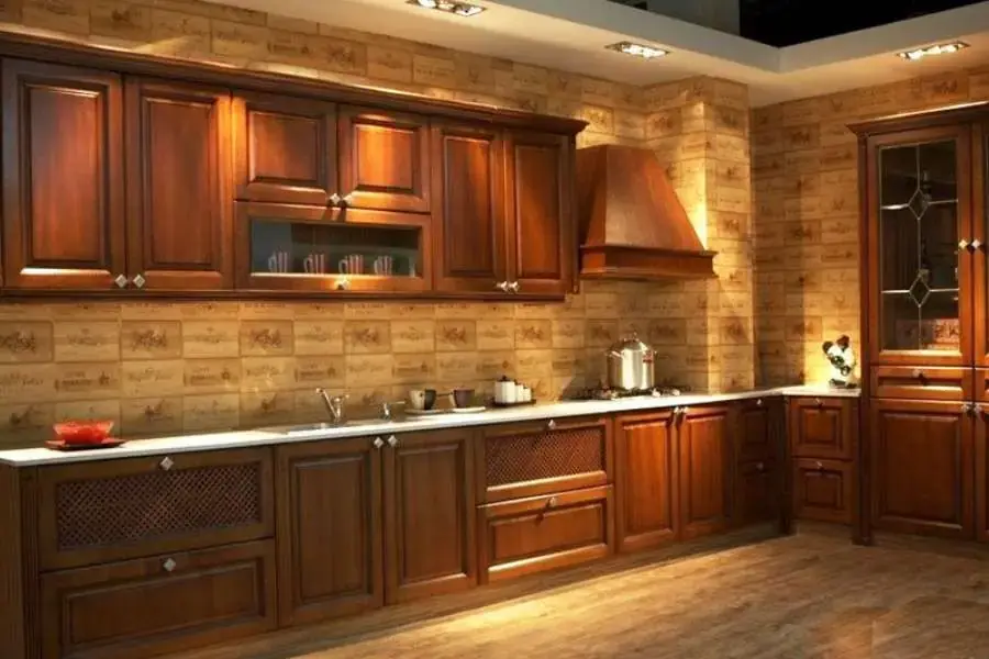 Kích thước chiều cao tủ bếp treo tường thường dao động từ 70 - 75cm