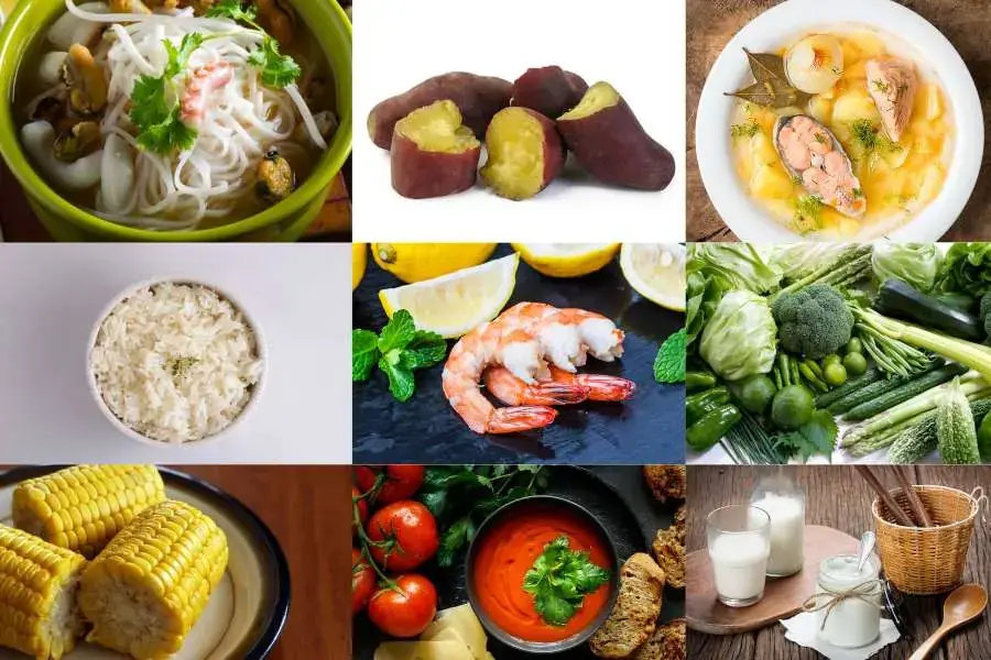Các thực phẩm trong thực đơn giảm cân 7 ngày