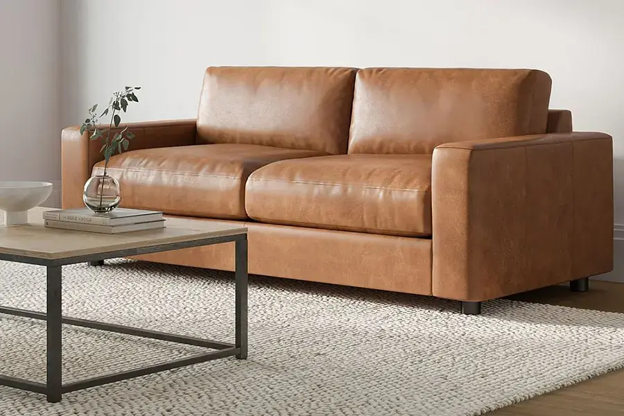 Sofa da văng bed với vẻ đẹp cổ điển.