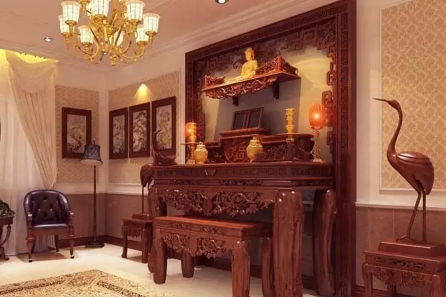 Bàn thờ không quá quan trọng tính thẩm mỹ