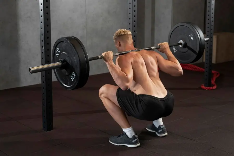 Bài tập đùi trước Barbell Squat là một bài tập phổ biến vì độ hiệu quả cao.