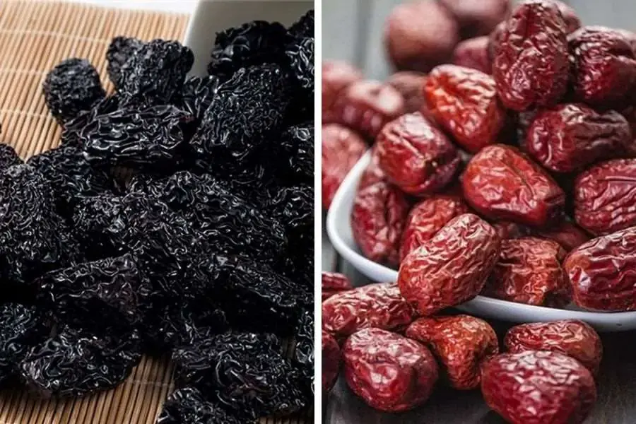 Táo tàu đen, táo tàu đỏ đều có giá trị dinh dưỡng tương đương, có thể sử dụng tùy theo ý thích.