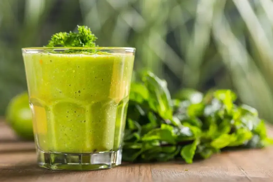 Thưởng thức sinh tố đậu xanh bạc hà thanh mát