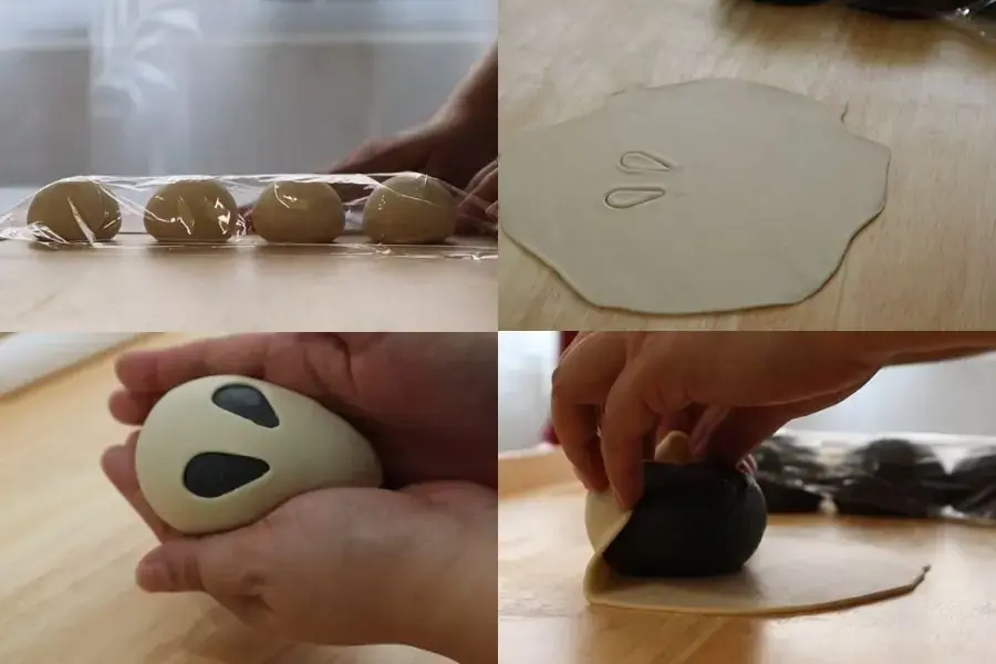 Tạo hình bánh người ngoài hành tinh.