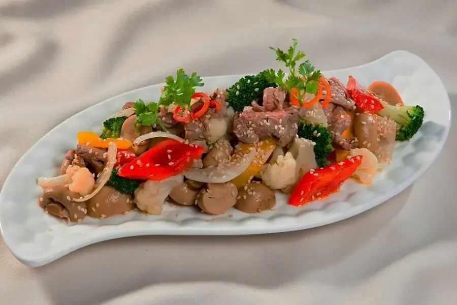 Món thịt bò xào rau củ giàu dinh dưỡng