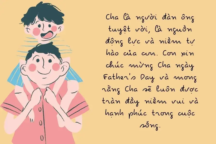 Cảm ơn cha người đã sinh ra con nhân ngày Father’s Day