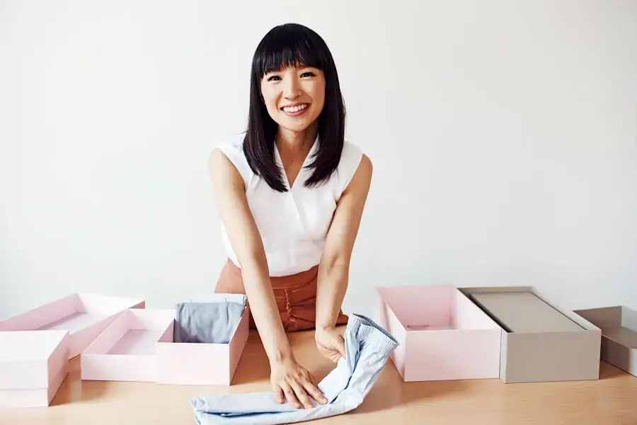 Marie Kondo – Người sáng tạo phương pháp Marie Kondo.