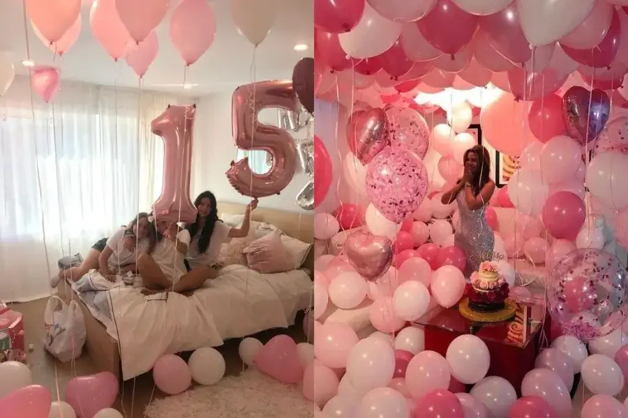 Tổ chức sinh nhật trong phòng ngủ đem lại sự bất ngờ cho chủ nhân bữa tiệc