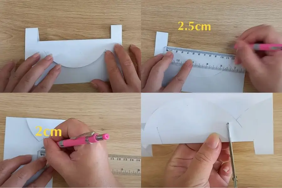 Tiếp tục bước tạo hình 3D cho thiệp Noel.