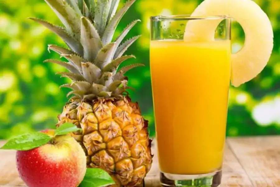 Nước dứa ép cùng táo vô cùng bổ dưỡng