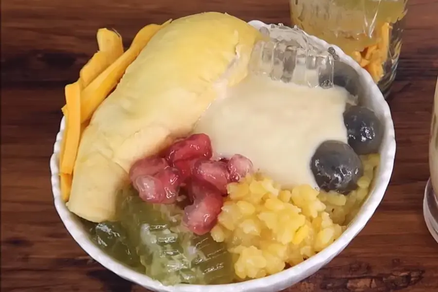 Thành phẩm chè thái sầu riêng