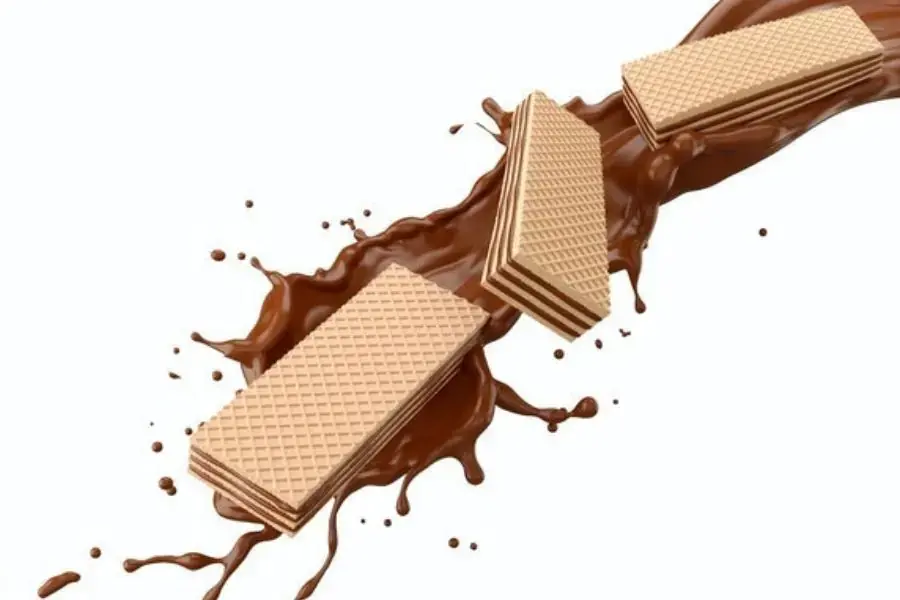 Bánh Nabati chứa nhiều calo từ phần nhân socola.