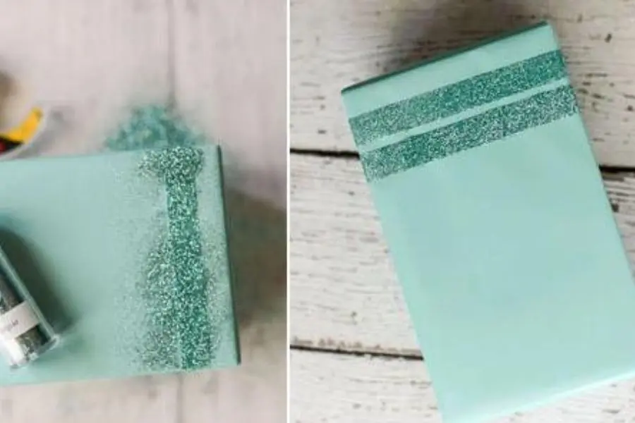 Thực hiện hộp quà Giáng Sinh nhũ lấp lánh đẹp mắt, dễ dàng với những thao tác đơn giản.