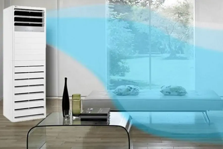 Điều hòa cây cung cấp luồng gió mát lớn và rộng
