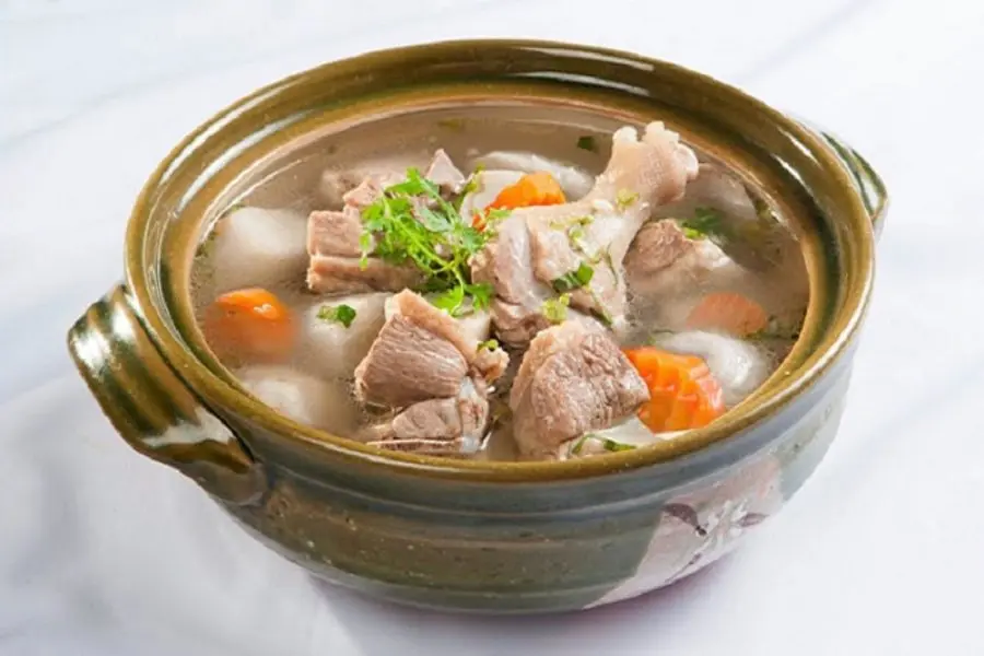 Canh khoai sọ thơm ngon và bổ dưỡng.