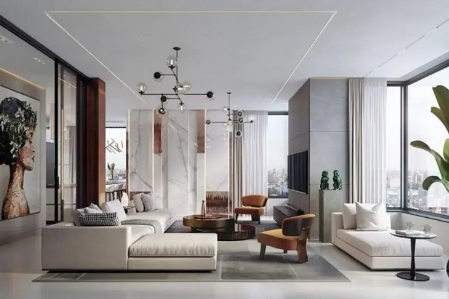 Thiết kế nội thất là phân loại các vị trí của các vật dụng