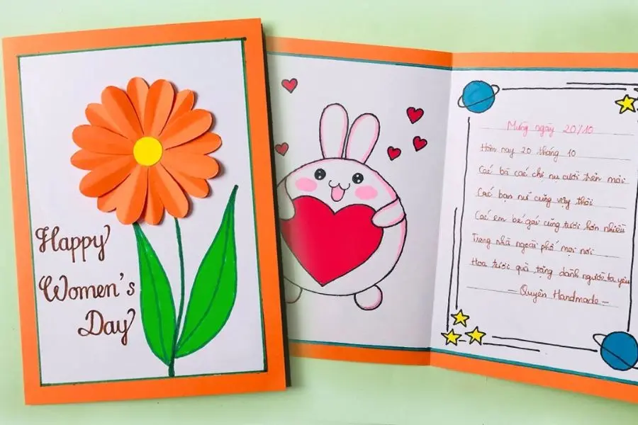 Đừng quên gửi những lời chúc tốt đẹp nhất tới những người phụ nữ của bạn.
