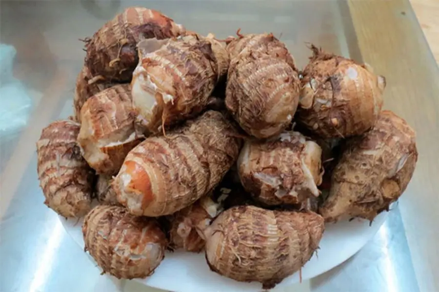 Một số lưu ý khi sử dụng khoai sọ.