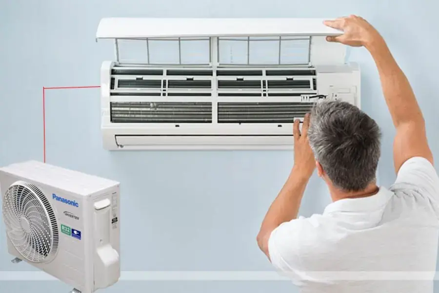 Dàn nóng và dàn lạnh nên được đặt ở vị trí không có cản trở.