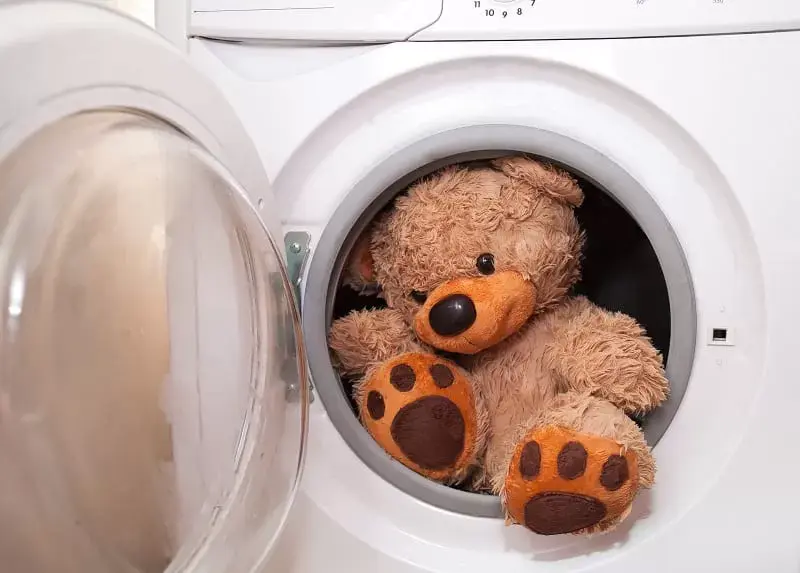 cara mencuci boneka di mesin cuci