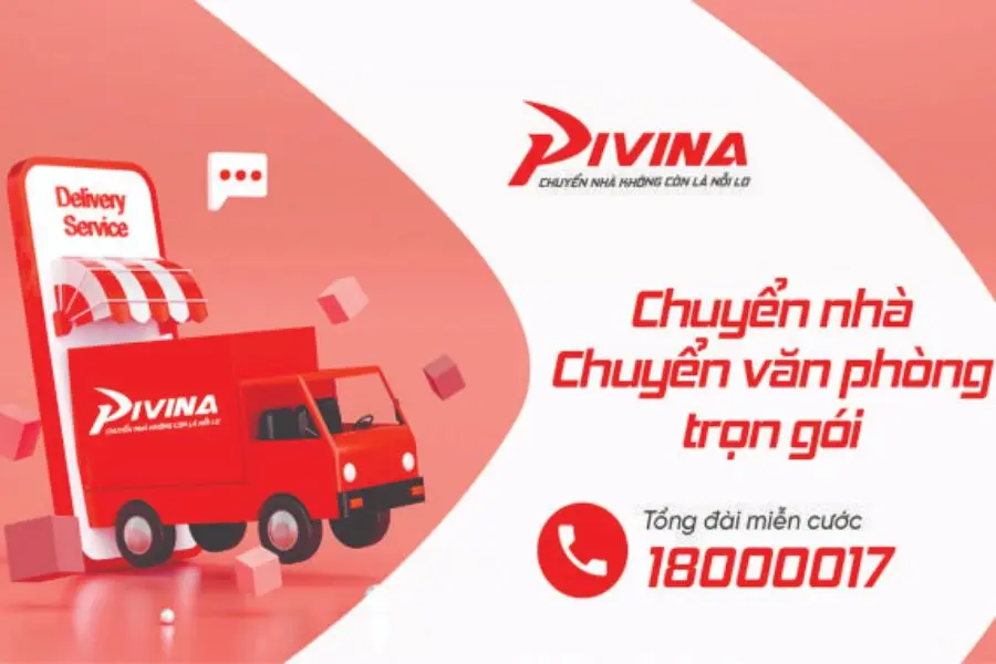 Công ty vận chuyển Pivina.