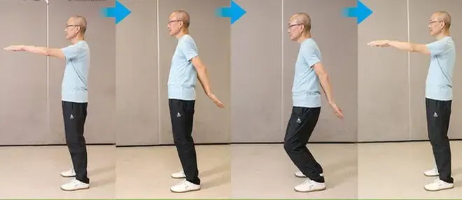 Minh hoạ cách tập bài dịch cân kinh.