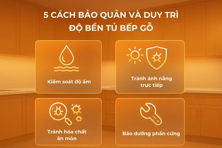 5 cách bảo quản và duy trì độ bền của nội thất gỗ phổ biến nhất.