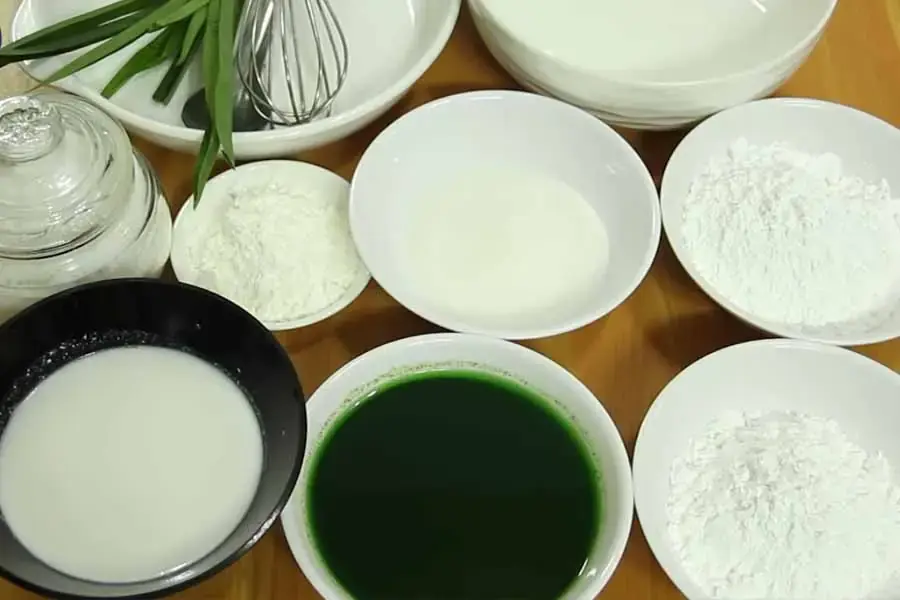 Nguyên liệu làm chè bánh lọt