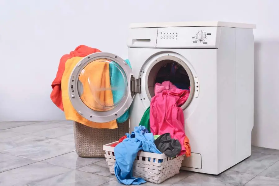 Chế độ sấy gió trên máy giặt Panasonic có thời gian hoạt động kéo dài 90 phút.