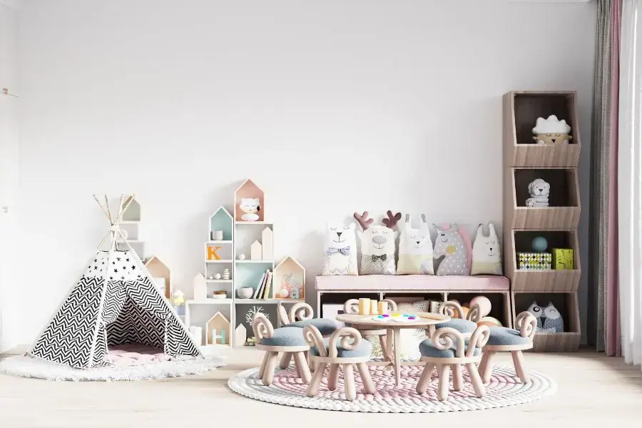 Bố mẹ tham khảo ngay phòng ngủ nhỏ không giường cho bé