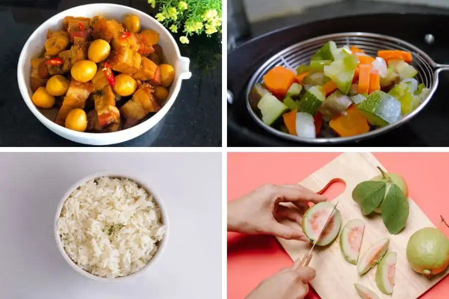 Menu tăng cân cho sinh viên với bữa tối với đa dạng món ăn dinh dưỡng