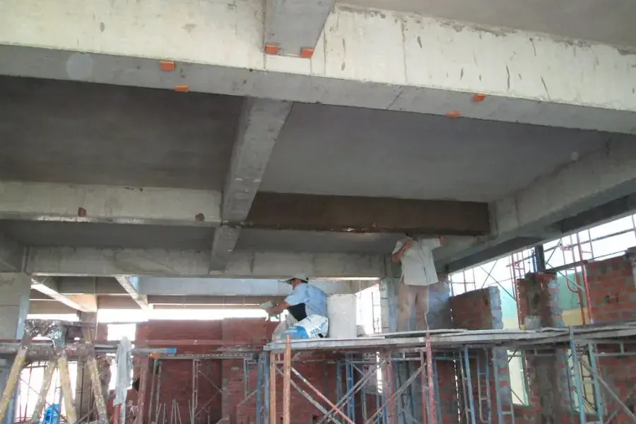 Dầm là bộ phận có chất liệu từ bê tông cốt thép có tác dụng chịu lực cho ngôi nhà