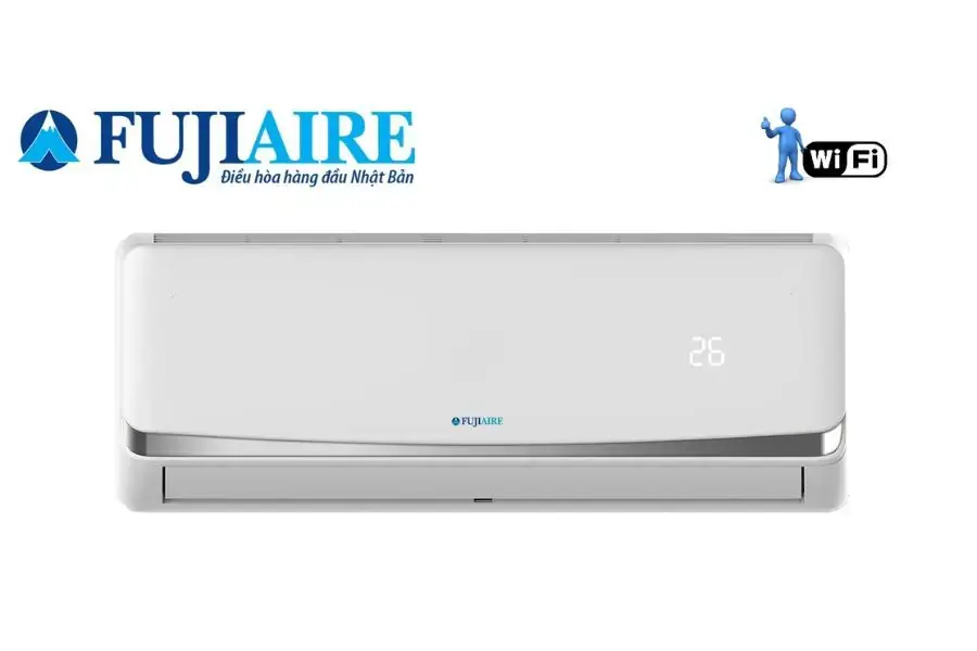 Ưu điểm của máy lạnh Fujiaire là có kết nối wifi với điện thoại