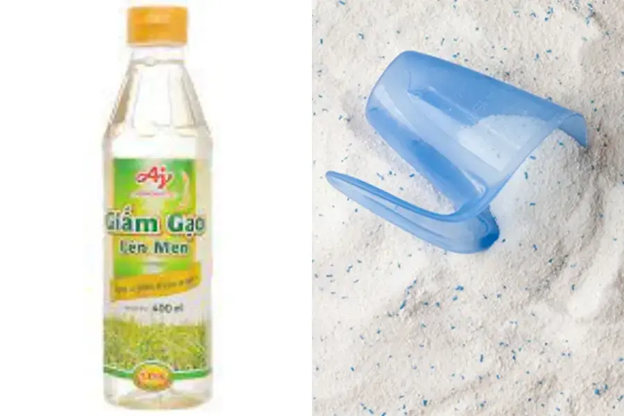 Giặt áo len bằng bột giặt với giấm