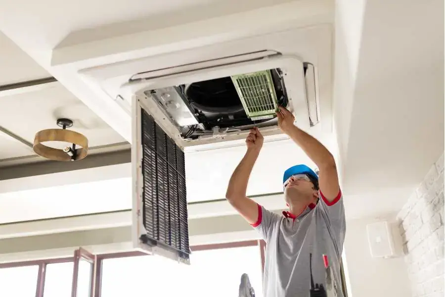 Nguyên nhân do block của điều hoà bị cháy