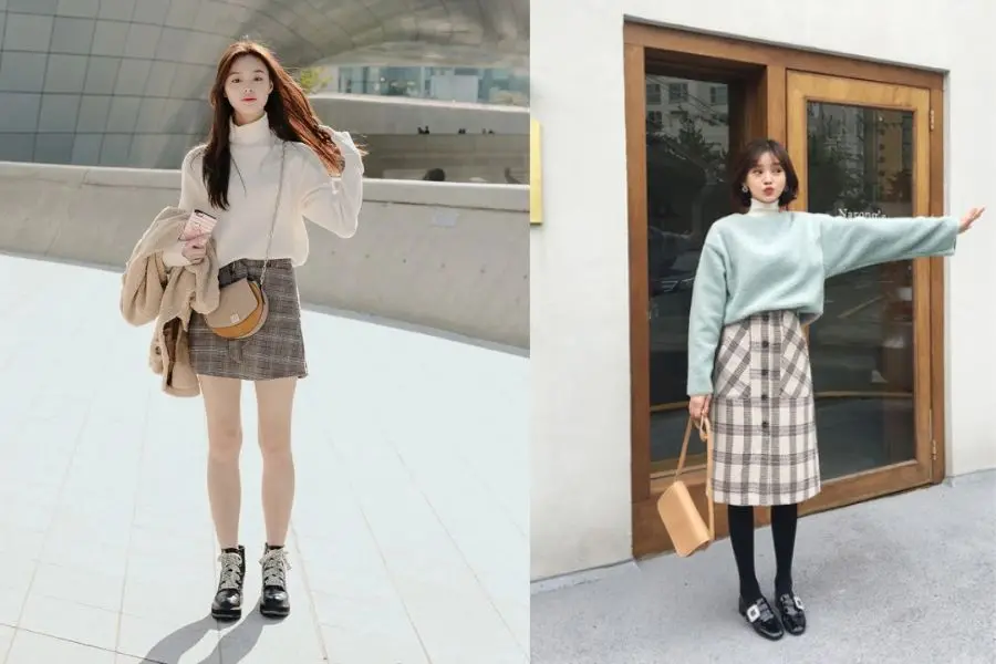 Outfit đơn giản, tôn lên vẻ đẹp trong trẻo, nhẹ nhàng.