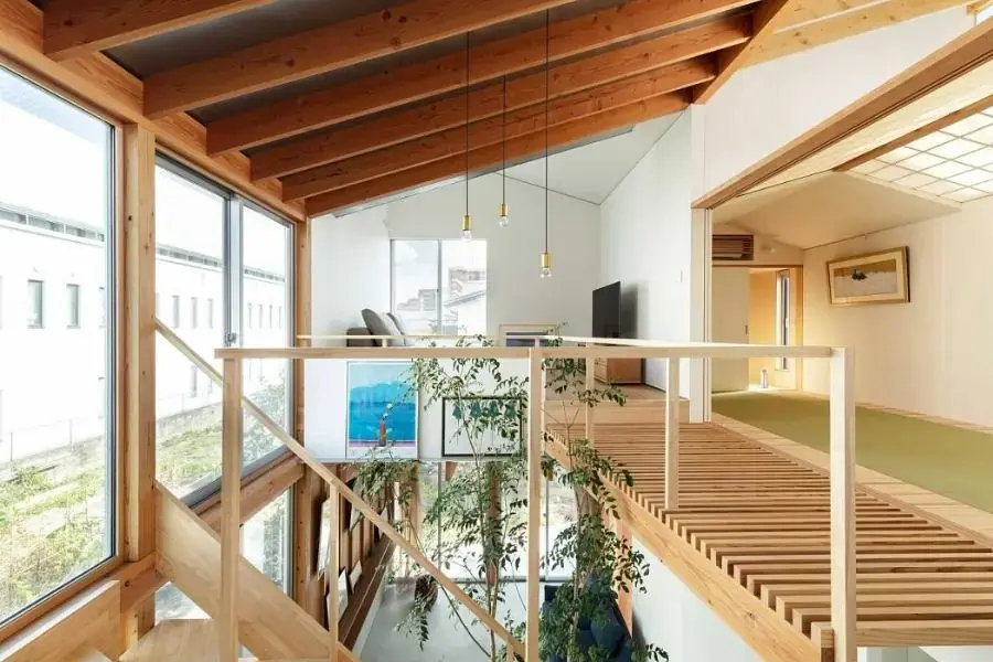 Thiết kế nhà ở Margin house sử dụng các nguyên liệu từ gỗ tự nhiên
