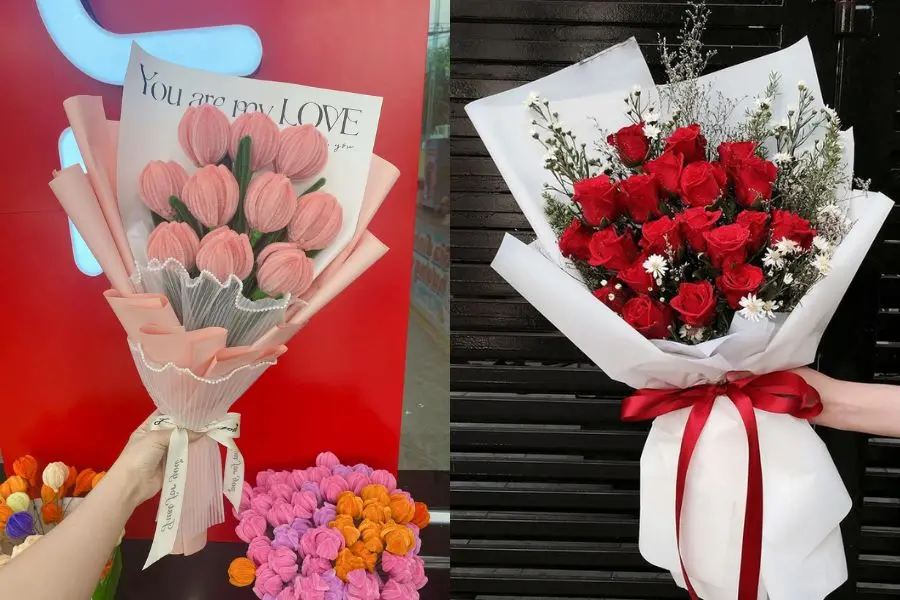 Bạn có thể gửi gắm tâm tư, tình cảm của mình qua những bó hoa.
