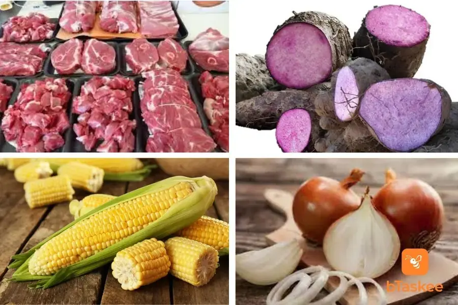 Nguyên liệu làm món lẩu dê