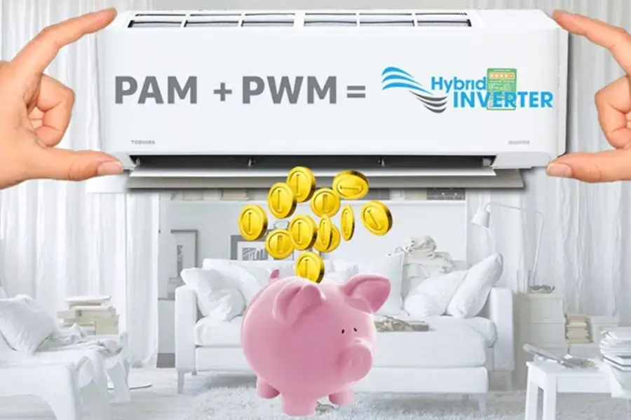 Công nghệ Hybrid Inverter trên máy lạnh Toshiba