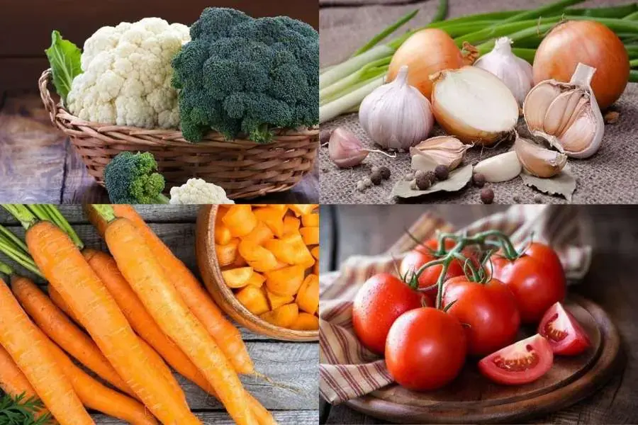 Một số nguyên liệu làm món canh bông cải xanh