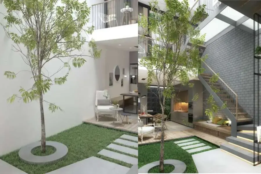 Mẫu thiết kế giếng trời số 1 