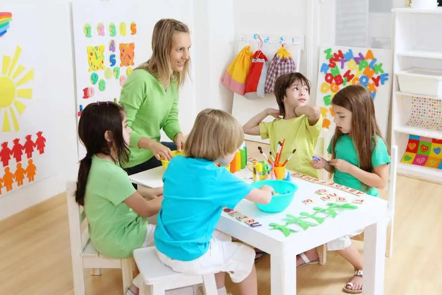 Cách bố trí các góc trong lớp học mầm non theo chủ đề công an.