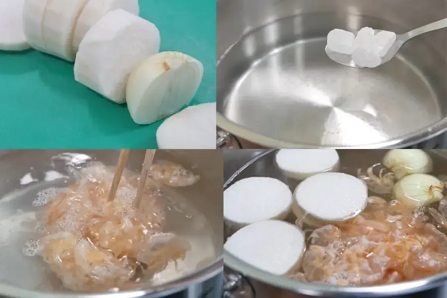 Các công đoạn nấu nước dùng cho món Hủ tiếu