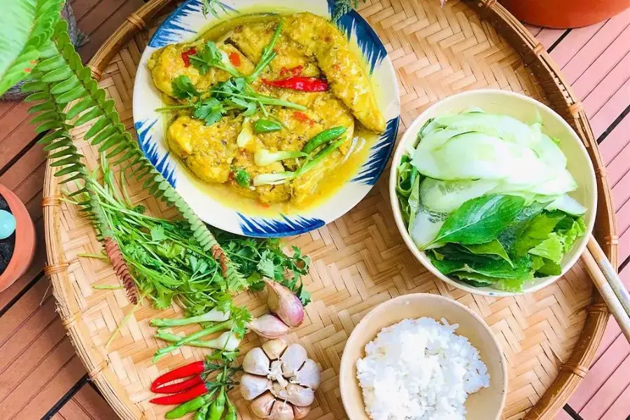 Cá nhám nướng nghệ thơm ngon