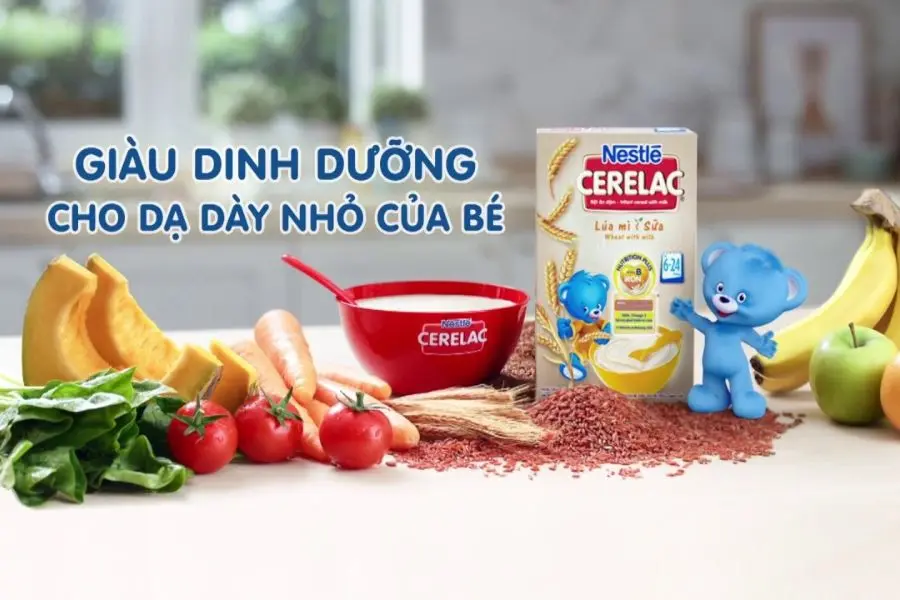 Bột ăn dặm Nestle Cerelac (bé 6 +).